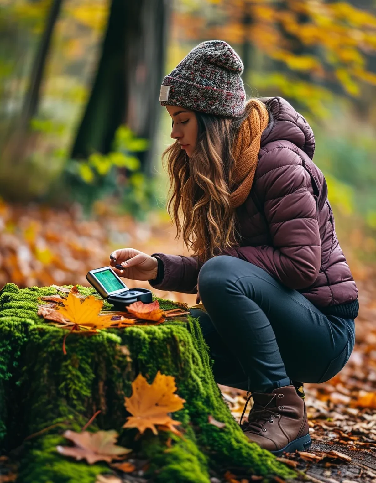 Why Autumn Caches Are Easier to Find and Harder to Reach